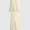 Pyjamasar i jersey i boyfriend-stil