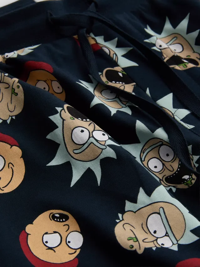 Pyjamasar i Rick and Morty-motiv