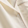 Pyjamasar i satin i boyfriend-stil