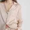 Pyjamasar i satin i boyfriend-stil