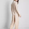 Pyjamasar i satin i boyfriend-stil