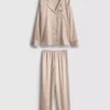 Pyjamasar i satin i boyfriend-stil