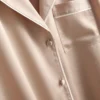 Pyjamasar i satin i boyfriend-stil