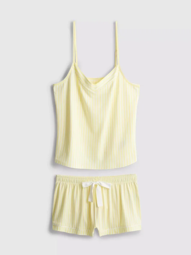 Pyjamasar med cami och shorts