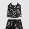 Pyjamasar med cami och shorts