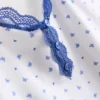 Pyjamasar med korta byxor i stretchmaterial med hög bomullsandel