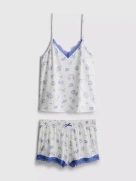 Pyjamasar med shorts och linne
