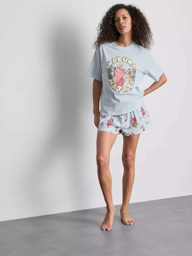 Pyjamasar med tryck från Disneys Lejonkungen – Hakuna Matata