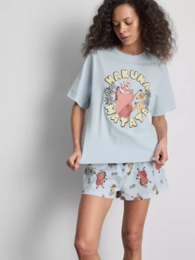 Pyjamasar med tryck från Disneys Lejonkungen – Hakuna Matata
