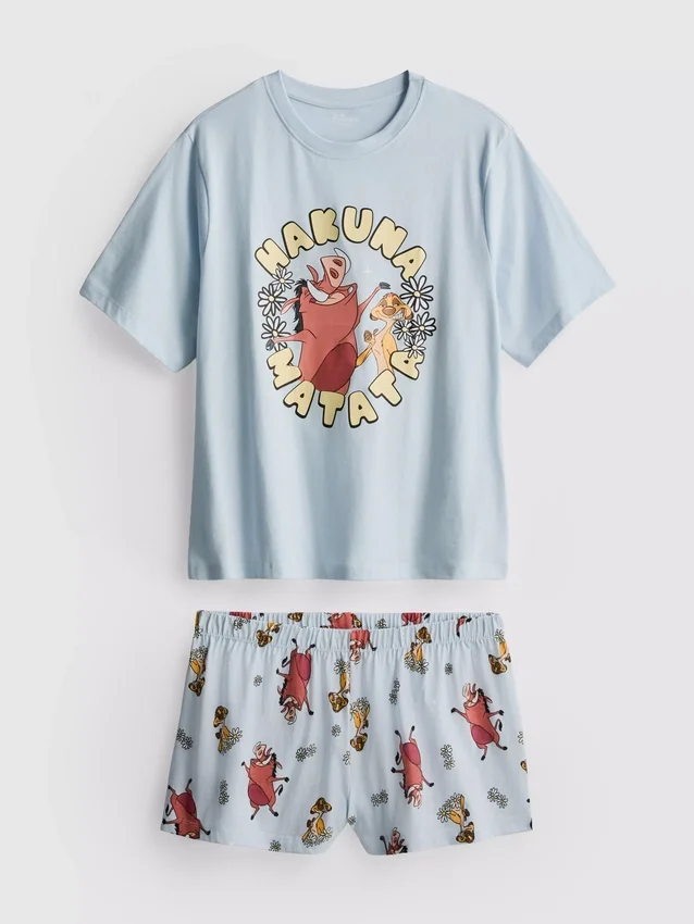 Pyjamasar med tryck från Disneys Lejonkungen – Hakuna Matata
