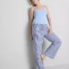 Pyjamasbyxor i bomullsgingham