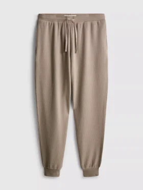 Pyjamasbyxor med texturerade ränder