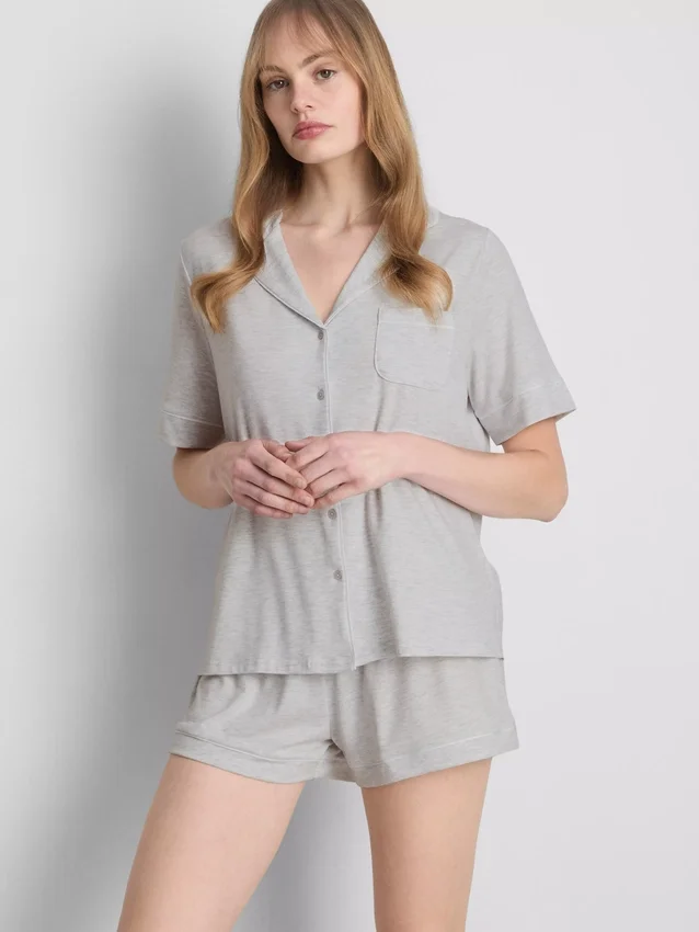 Pyjamaset i jersey i boyfriend-stil