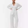 Pyjamaset i jersey i boyfriend-stil
