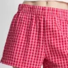 Pyjamashorts i vävd bomull