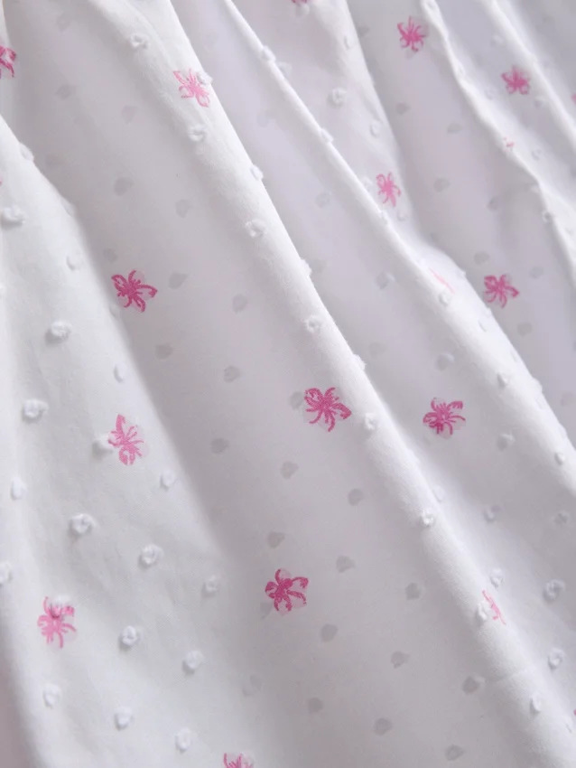 Pyjamashorts i vävd bomull