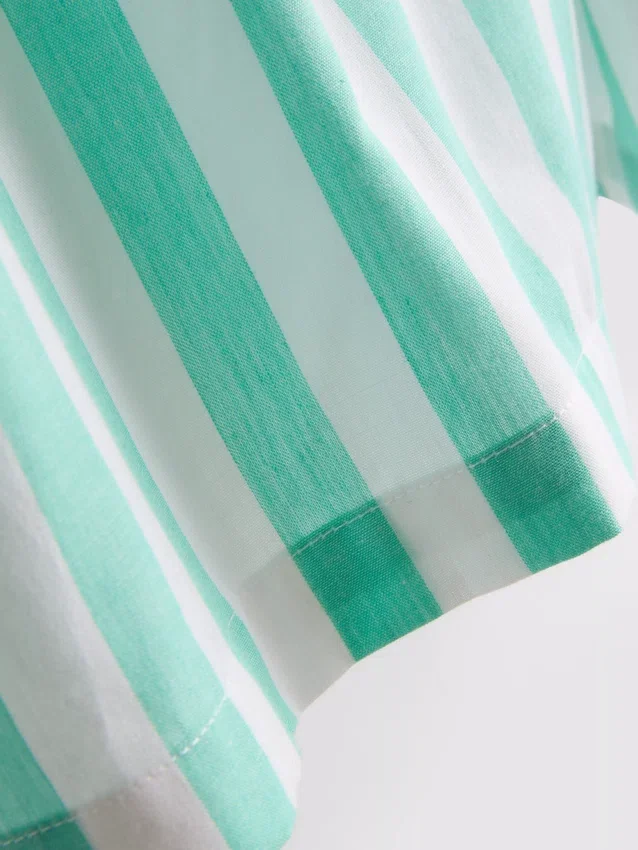 Pyjamashorts i vävd bomull