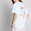 Pyjamasöverdel med grafiskt mönster