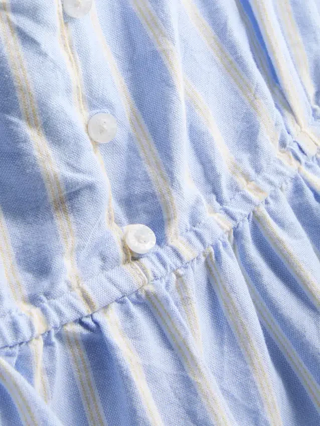 Randiga pyjamasar i bomull
