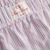 Randiga pyjamasar-shorts i bomull