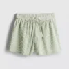 Randiga seersuckershorts i bomull