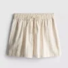Randiga shorts i bomullsblandning