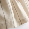 Randiga shorts i bomullsblandning