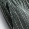Randiga shorts i linneblandning