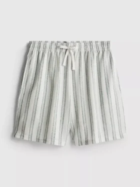 Randiga shorts med pyjamasar