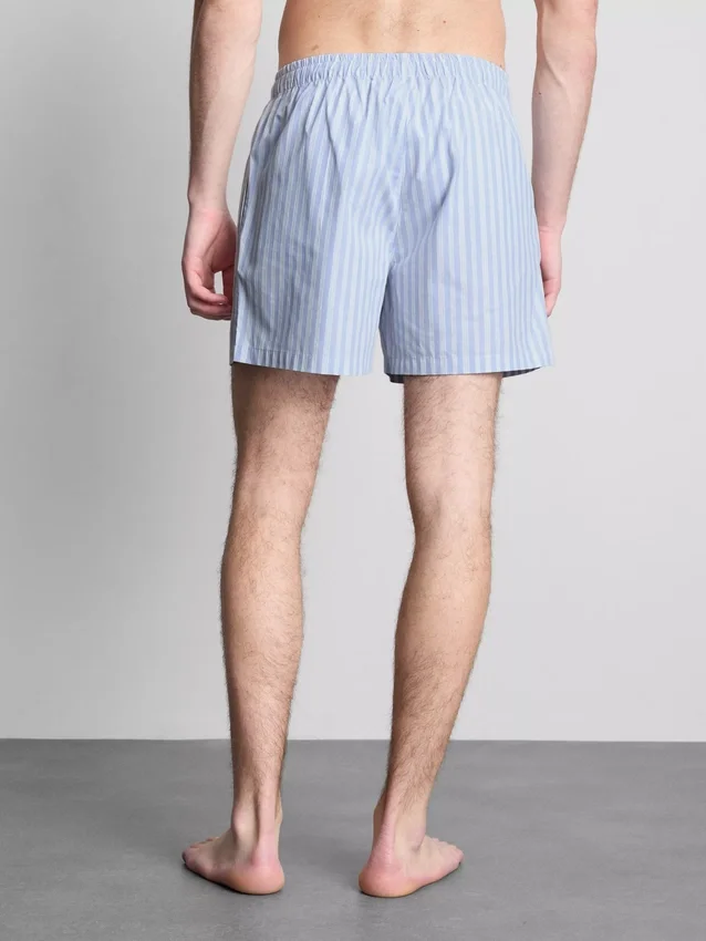 Randiga shorts med pyjamasar