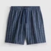 Randiga shorts med pyjamasar