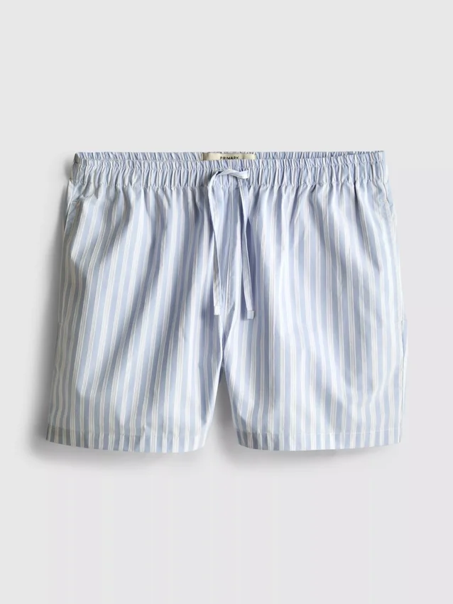 Randiga shorts med pyjamasar