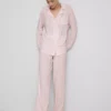 Randige pyjamasar i jersey i boyfriend-stil