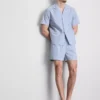 Randige pyjamasar med knappar