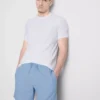 Randigt pyjamas-set med korta shorts