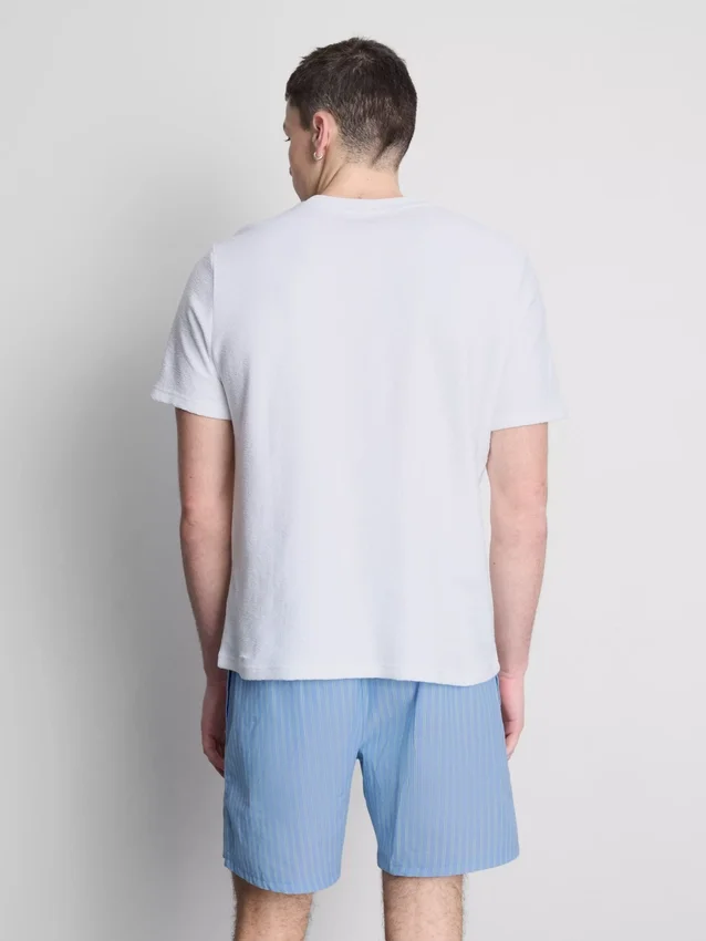 Randigt pyjamas-set med korta shorts