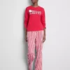 Randigt pyjamaset med Hello Kitty