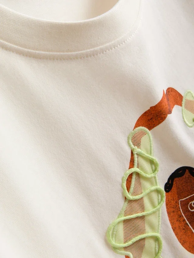 Reyna Noriega oversized-T-shirt i bomull