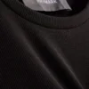 Ribbad, figurnära miniklänning i T-shirt-stil