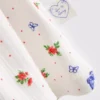 Ribbad pyjamasar-cami med fjärilsmönster