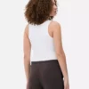 Ribbad tanktop med racerrygg