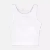 Ribbad tanktop med racerrygg