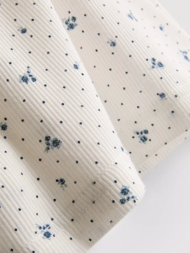 Ribbade pyjamasar i jersey