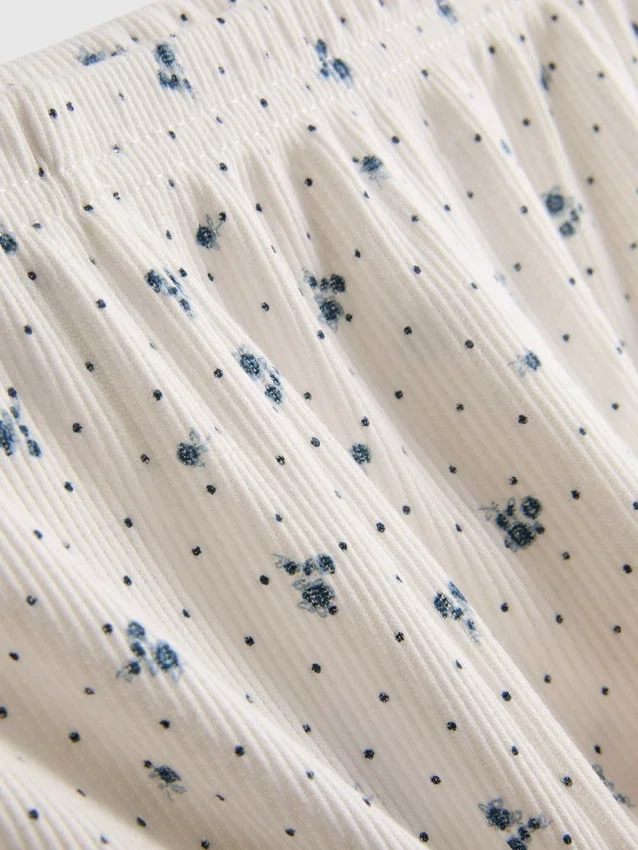 Ribbade pyjamasar i jersey