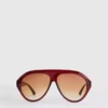 Robusta solglasögon i aviator-stil