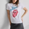 Rolling Stones-T-shirt i bomull med tryck