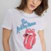 Rolling Stones-T-shirt i bomull med tryck