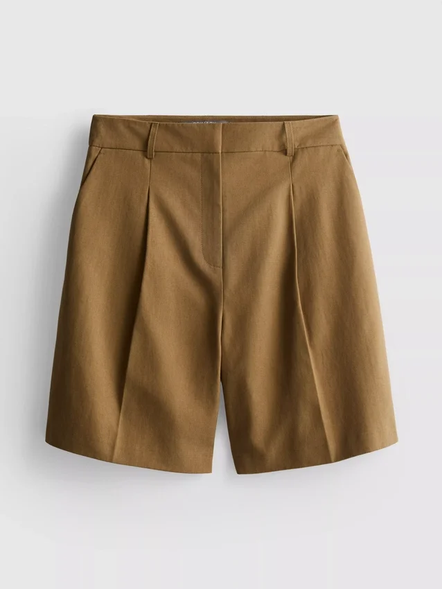 Safari-bermudashorts i bomullsblandning