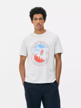 Saint Moritz kortärmade T-shirts