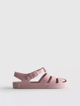 Sandaler i jelly-stil med burdesign